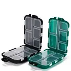 Пластиковый органайзер для приманки, 10 отделений, 1 шт.