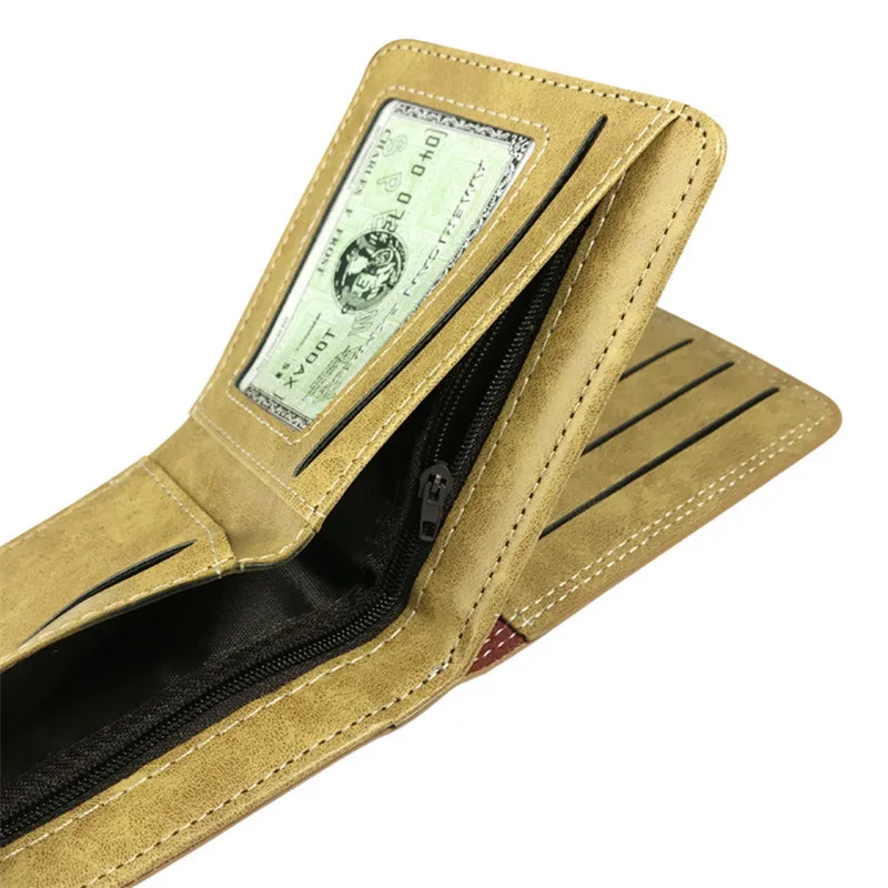 Мужской кошелек Marvel с рисунком Человека-паука короткий складной бумажник