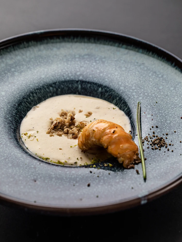 Тарелка для пасты с принтом павлина креативная тарелка в западном стиле поднос