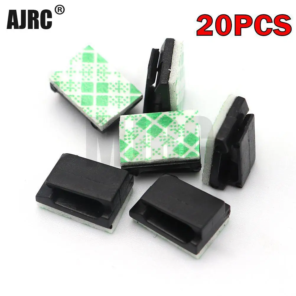 20 шт. клейкий держатель провода и кабеля зажим для галстука органайзер падения ESC
