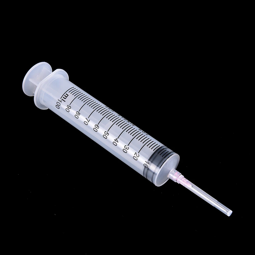 

1pc 100ML Syringe Disposable Clear Plastic 100ml Measuring Syringe Nutrient Sterile Health Care
