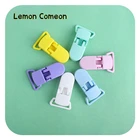 5 шт.лот, пластиковые зажимы для соски-пустышки, нетоксичные, цепочка для соски-пустышки, аксессуары для ленты, зажим для малышей