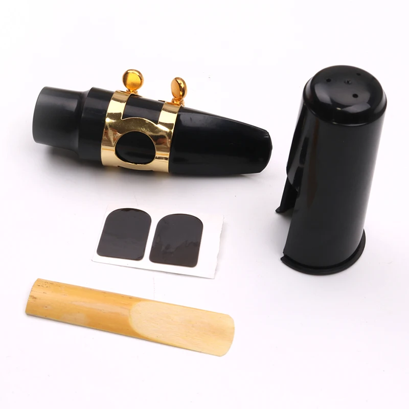 Новый альт саксофон Набор мундштуков с крышкой металлическая Лигатура Рид