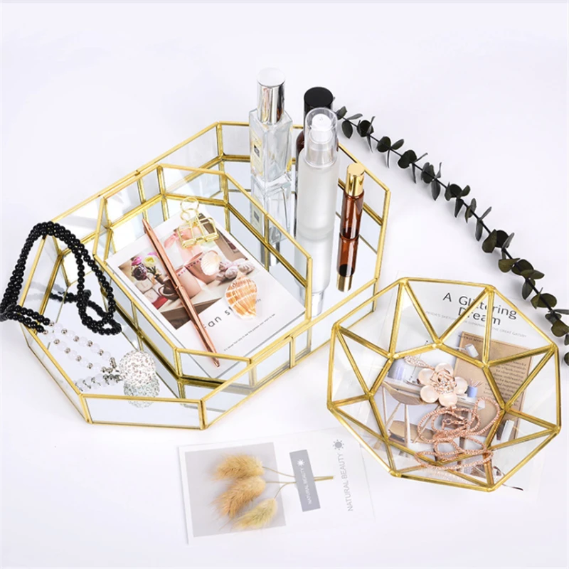 Органайзер для косметики Ins в скандинавском стиле лоток хранения ювелирных