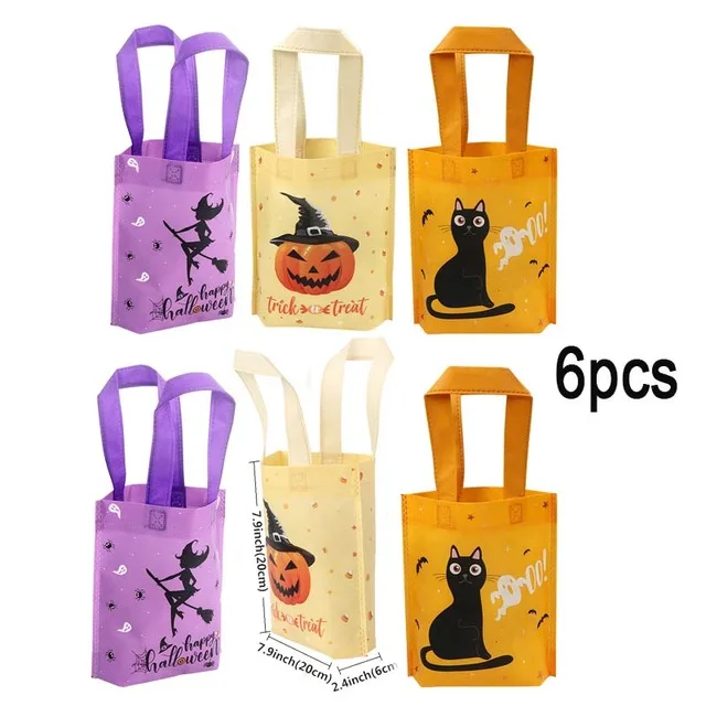 6pcs bags Ourwarm/Вечерние черные кружевные тканевые скатерти для стола на Хэллоуин 100 см, чехлы для стола, подвесные окна, ужасы, украшения для дома на Хэллоуин - Цвет: 6pcs bags