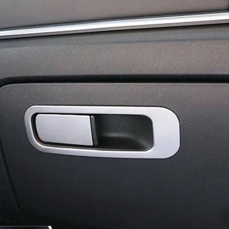 

Stainless steel For MG ZS 2018 accessories Car Styling Car glove Box handle bowl Cover Trim 2pcs