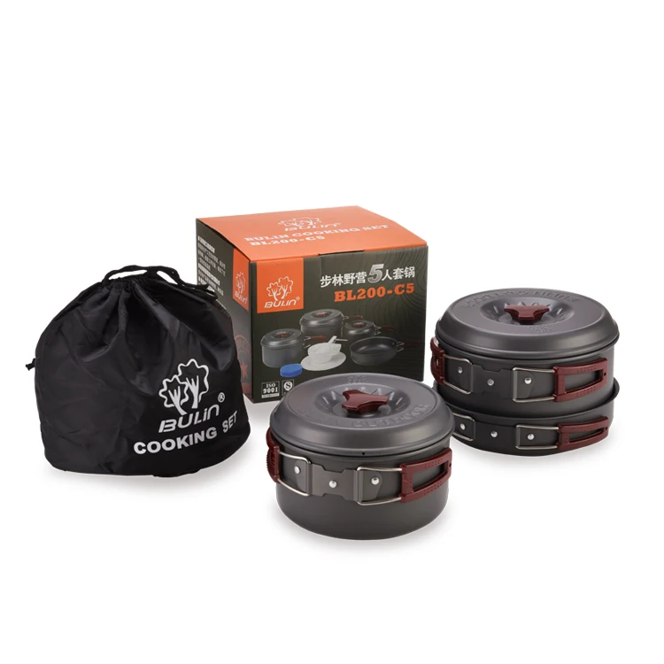 Bulin на 4 5 человек уличная посуда для кемпинга приготовление еды набор пешего