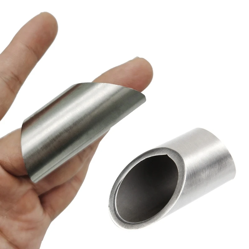

Stainless Steel Finger Bar Slide Slides Plated Finger Slide Medium 58mm for Electric Acoustic Guitar Bass