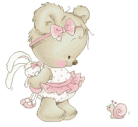 GG Счетный набор крестиков хомяк эльф ручная работа рукоделие для вышивки 14ct