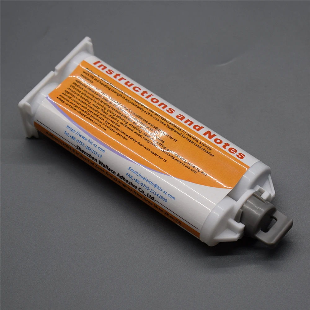 Эпоксидный вязкий Клей 50 мл синтетический двухкомпонентный с прочными клеящими