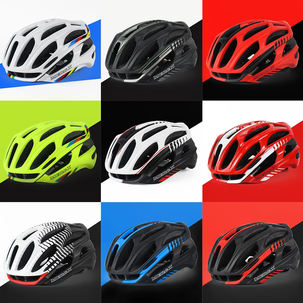 Aero Cycling Helmet Triathlon Road MTB Racing Bike Helmet With Red taillight swivel helmet for Men women Mountain Bicycle helmet images - 6