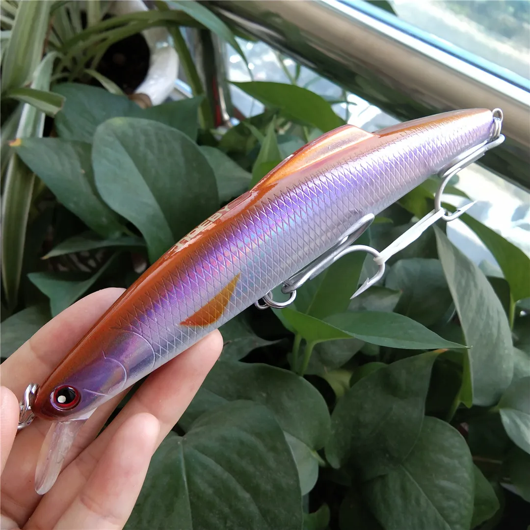 

NOEBY 2PCS 16cm 60g Hard Minnow Lure Sinking 0-2m Isca Artificial Pesca Swimbait Wobblers Leurre Souple