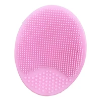 soft silicone facial cleansing brush face washing exfoliating blackhead brush remover skin spa scrub pad tool