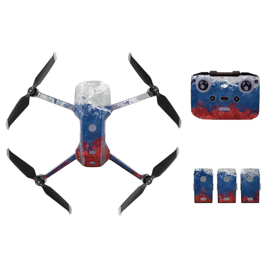 Масляная живопись стильная наклейка для DJI Mavic Air 2 Drone + пульт дистанционного