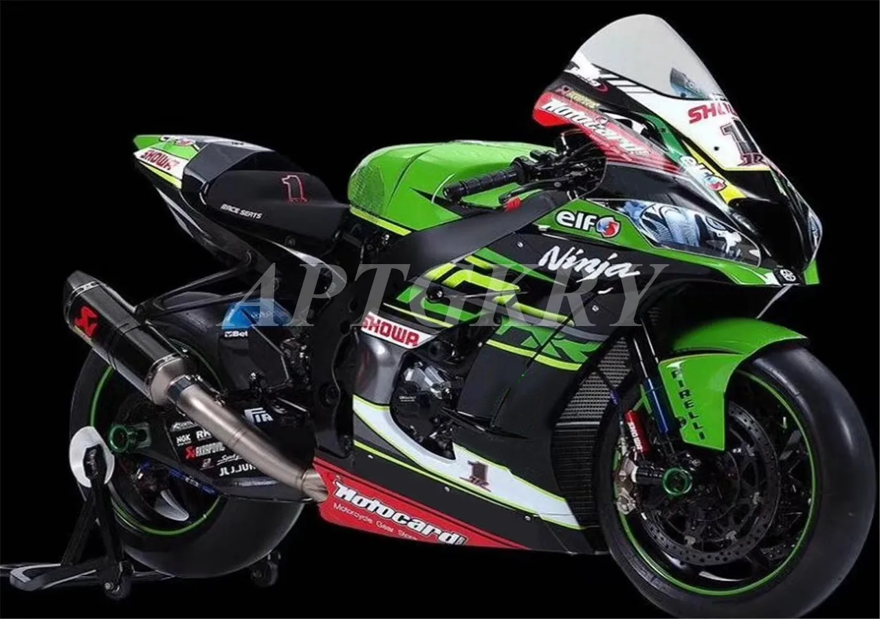 

Новый комплект обтекателей для мотоцикла из АБС-пластика, подходит для Kawasaki ZX6R 636 600cc 2000 2001 2002 00 01 02, кузов на заказ, зеленый, черный