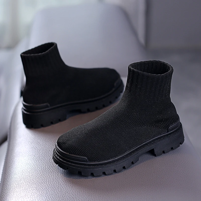 Ботинки детские Martens сетчатые полусапожки Прогулочные кроссовки для начинающих
