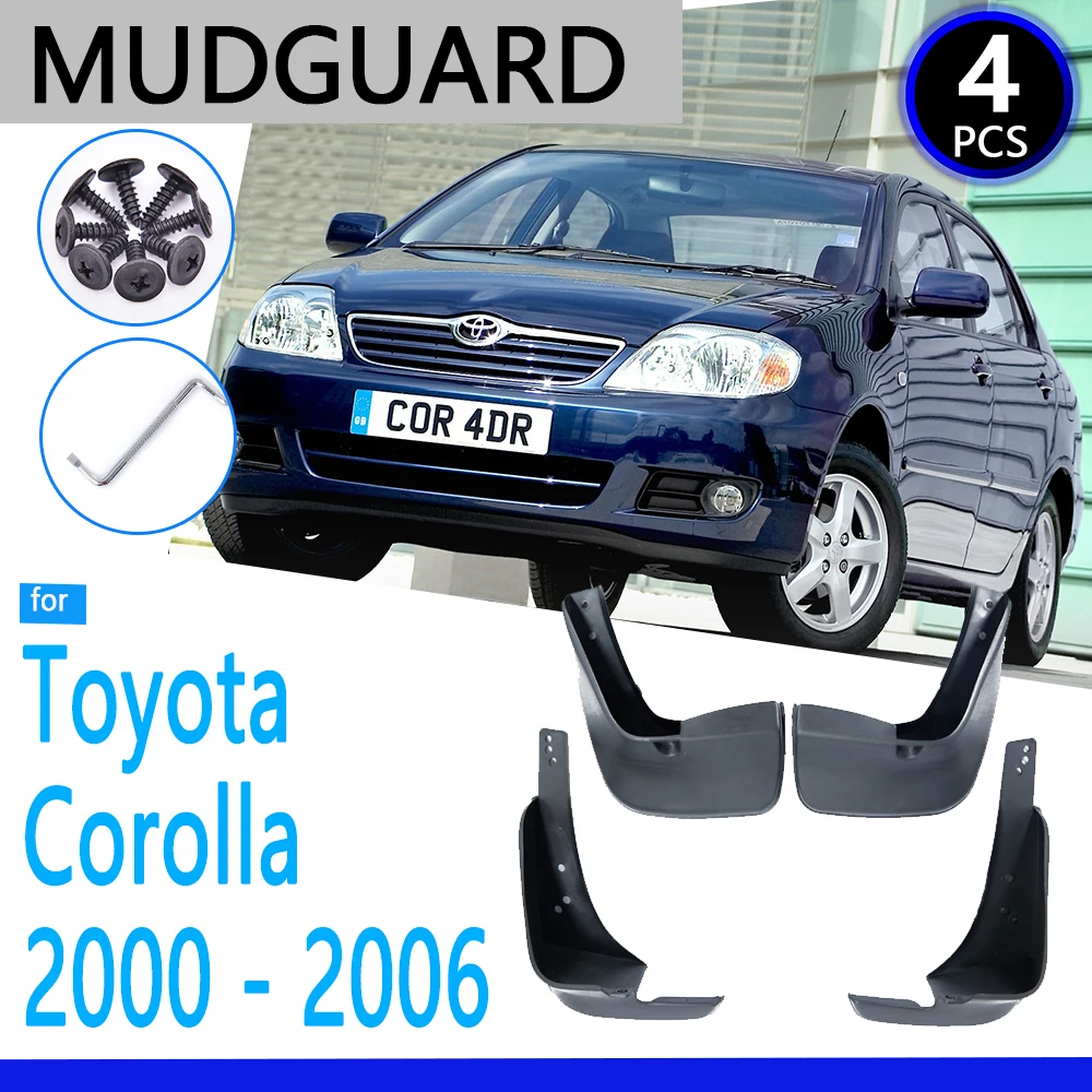 Брызговики для Toyota Corolla E120 E130 2000 ~ 2006 2001 2002 2003 2004 2005 автомобильные аксессуары