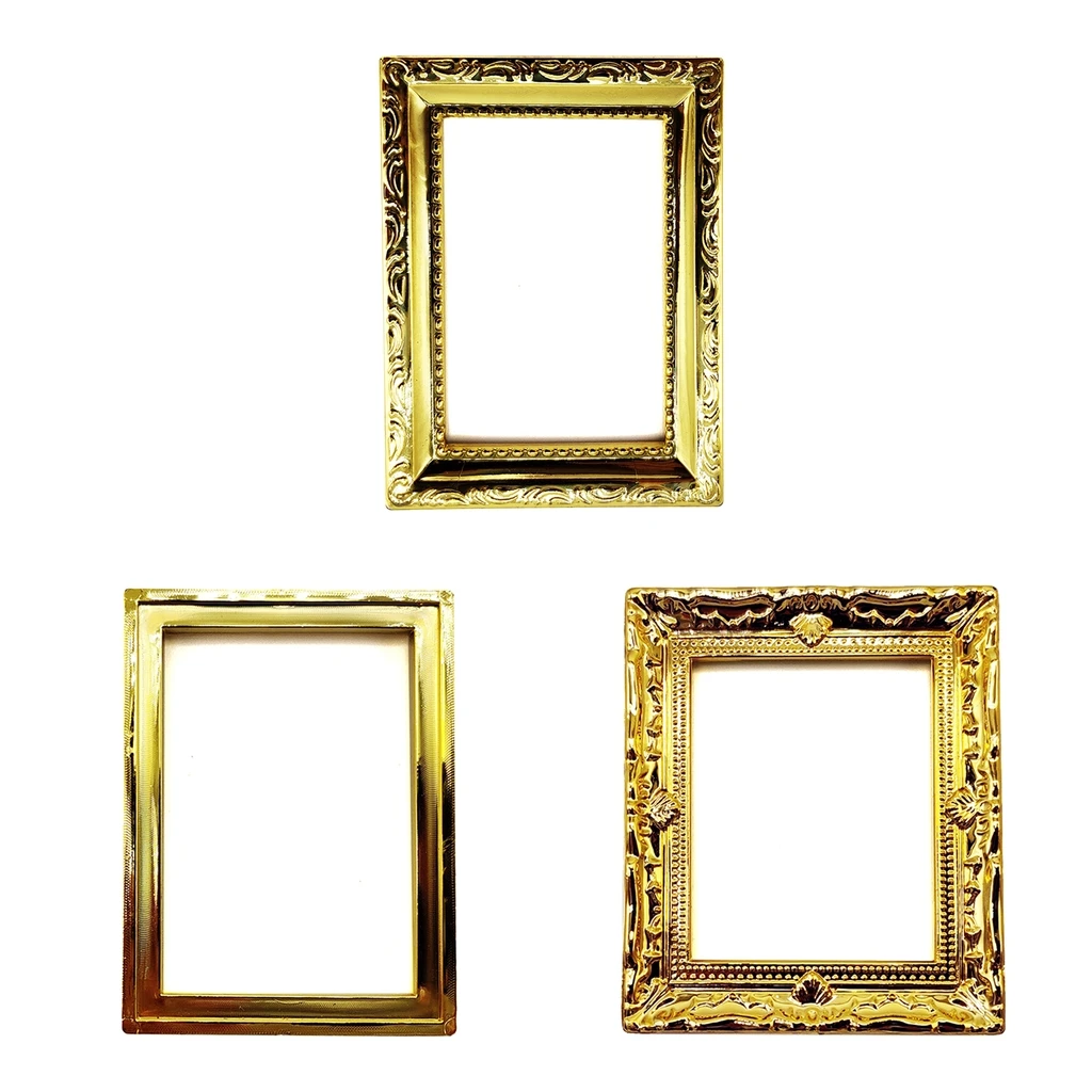 

1:12 Dollhouse Miniature Photo Frame Living Room Bedroom Furniture Wall Decoration Accessories