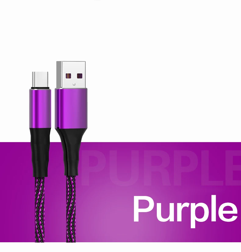Микро USB кабель 5А нейлон Быстрая зарядка тип-c USB кабель для передачи данных для samsung HUAWEI LG планшет Android мобильный телефон зарядный шнур