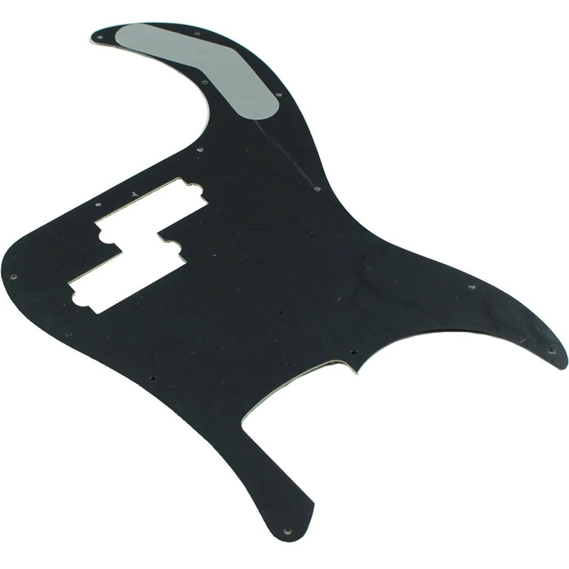 

Cool Dark Red Flame Pattern 3 Ply Pickguard Scratch Plate For P Bass Guitar Part
