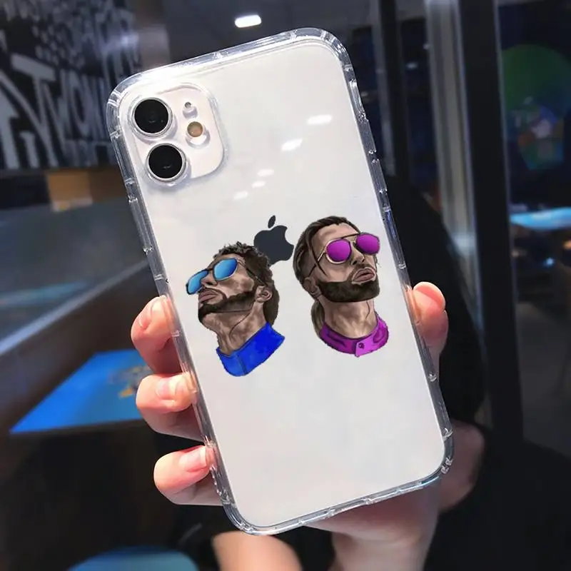 

PNL QLF Rapper singer Phone Case Transparent for iPhone 11 12 mini pro XS MAX 8 7 Plus X XR