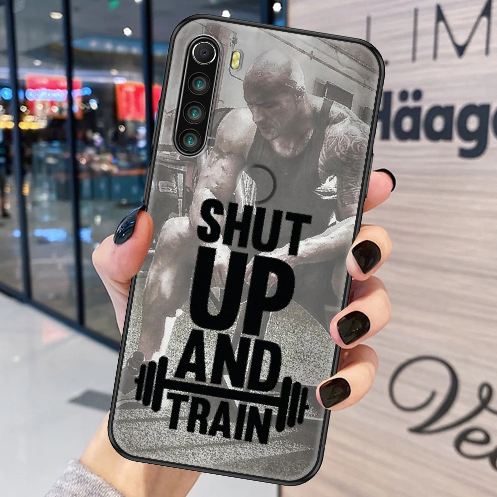 Чехол для телефона The Rock Dwayne Johnson Xiaomi Redmi Note 7 8 9 10 7A 8T 9A 9T 9S 10S Pro черный силиконовый