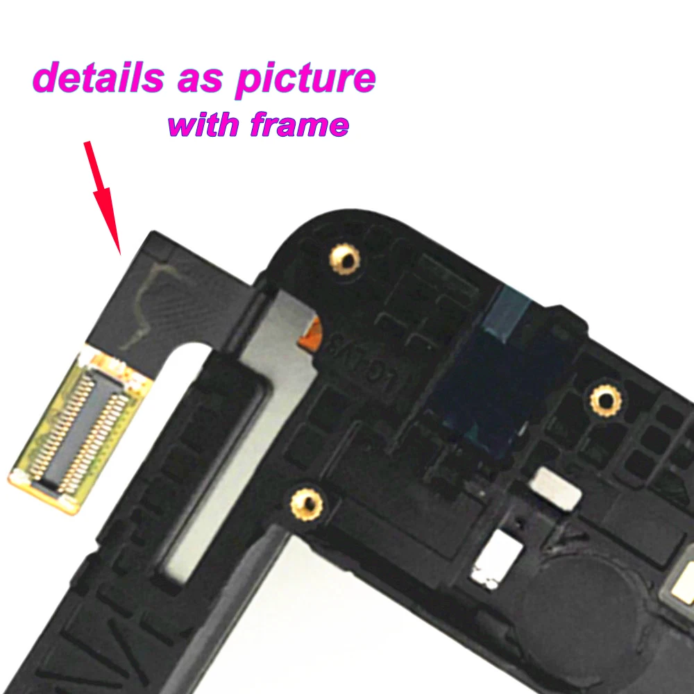 Pantalla LCD de 5 "para LG K8 LTE K350 K350N K350E K350DS, marco de montaje de digitalizador con pantalla t&aacute;ctil, piezas de reparaci&oacute;n de 10 piezas-1