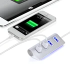 Высокоскоростной концентратор USB 2,0, 4 порта USB usb-хаб, OTG-концентратор, разветвитель для Macbook Air, ноутбуков, ПК, планшетов