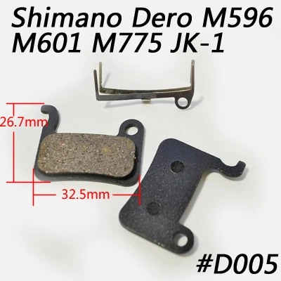 D005 Catazer 4 пары полуметаллические MTB велосипедные дисковые тормозные колодки для велоспорта SHIMANO0 AVID HAYES TEKTRO Magura Formula - Цвет: D005