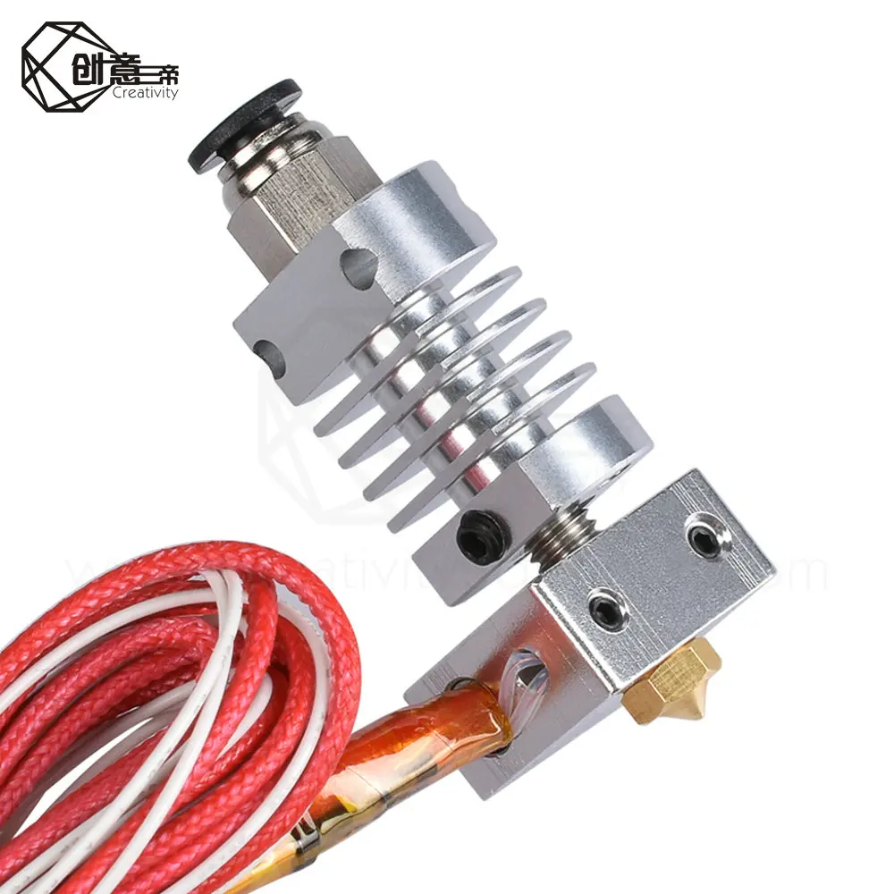 3D полностью металлический J head Hotend Extruder Kit CR8/CR10 для детской V6 Bowden 1 75/0 4 мм Nozzle Printer
