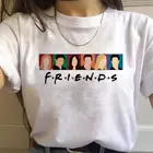 Женские футболки с рисунками из мультфильмов чехол с рисунком из ТВ-шоу футболки с мультяшным принтом Графические футболки Ullzang Harajuku футболки 90s 
