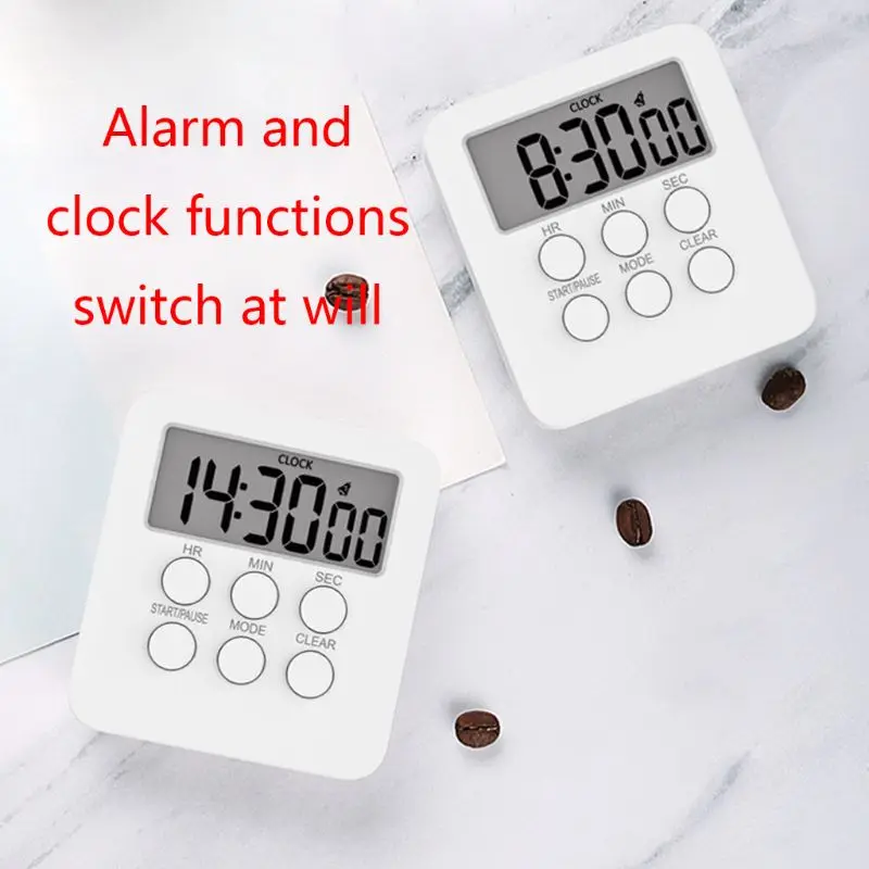 

Multifunctional LCD Digital Kitchen Timer Count Down Up Alarm Clock Home Cooking
