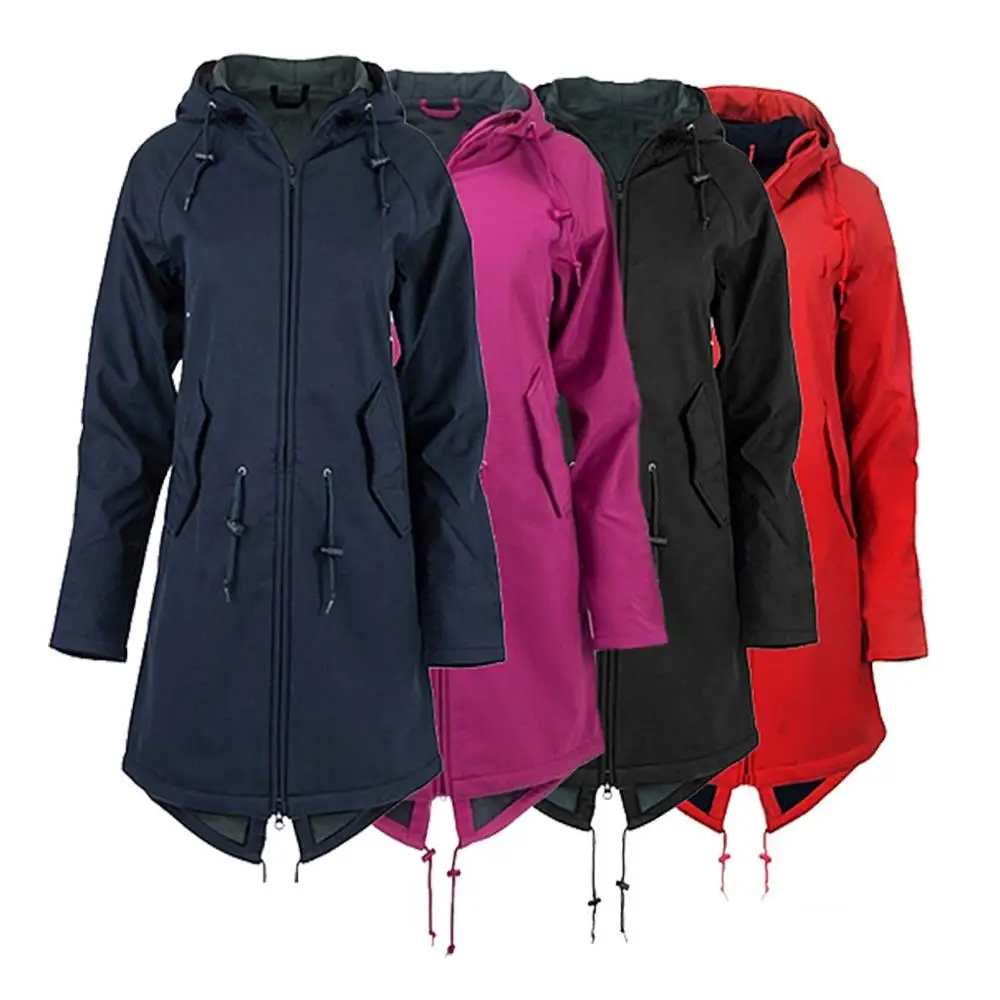 ветровка женская олимпийка камуфляж 2020 Женская длинная дождевик уличная