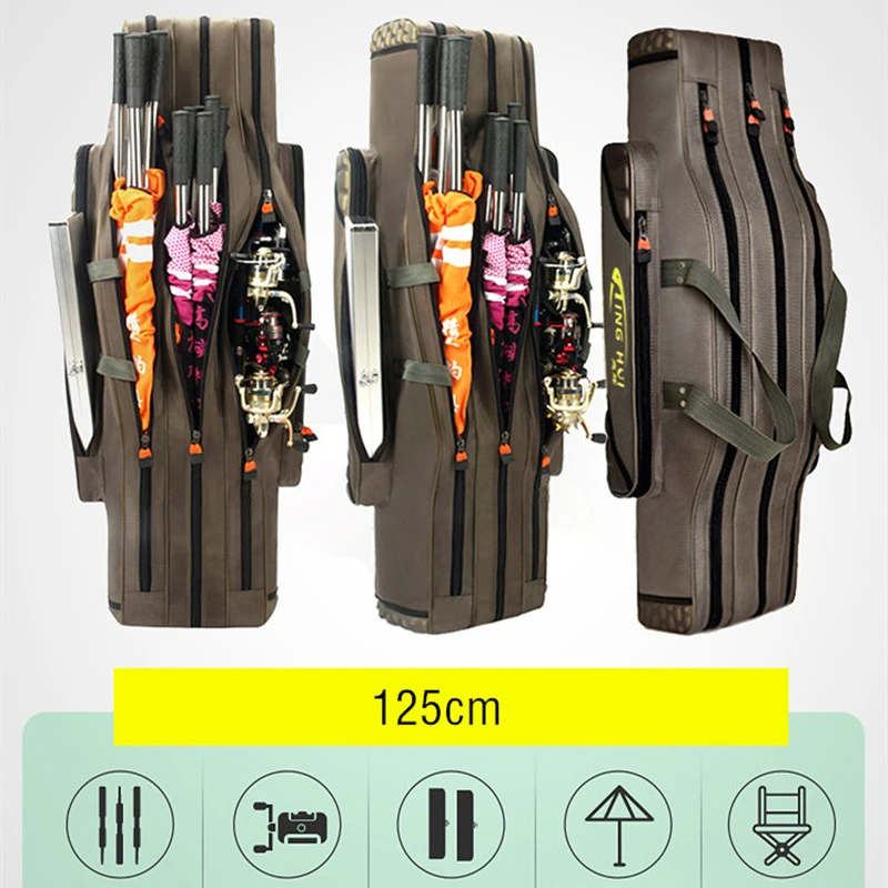 Новый рыболовный рюкзак Водонепроницаемый жесткий чехол удочка для удочки
