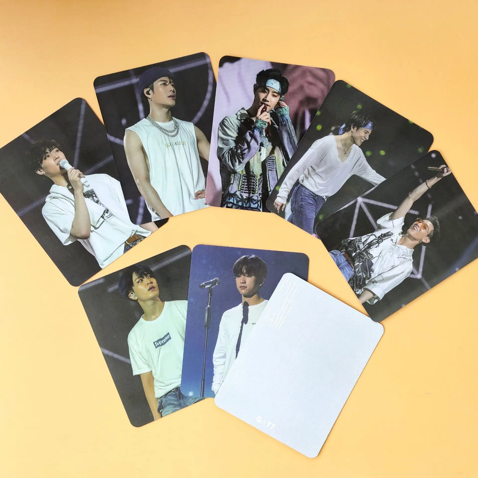 

7pcs/set Kpop GOT7 Photocard KEEP SPINNING HD high quality k-POP GOT7 photo album Cards