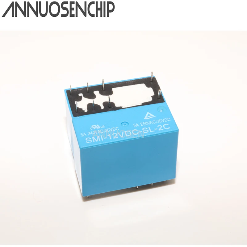 5 шт. SMI-05VDC-SL-2C SMI-12VDC-SL-2C SMI-24VDC-SL-2C 8pin 5A 250VAC/30VDC 05 в возрасте от 12 до 24 В постоянного