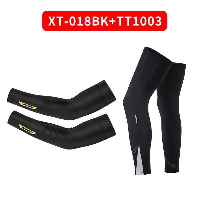 Set 2 ROCKBROS солнцезащитный крем с защитой от ультрафиолета, рукава для рук, ледяная шелковая ткань для велоспорта, баскетбола, волейбола, рукава для спорта, фитнеса, гетры для рук - Цвет: Set 2