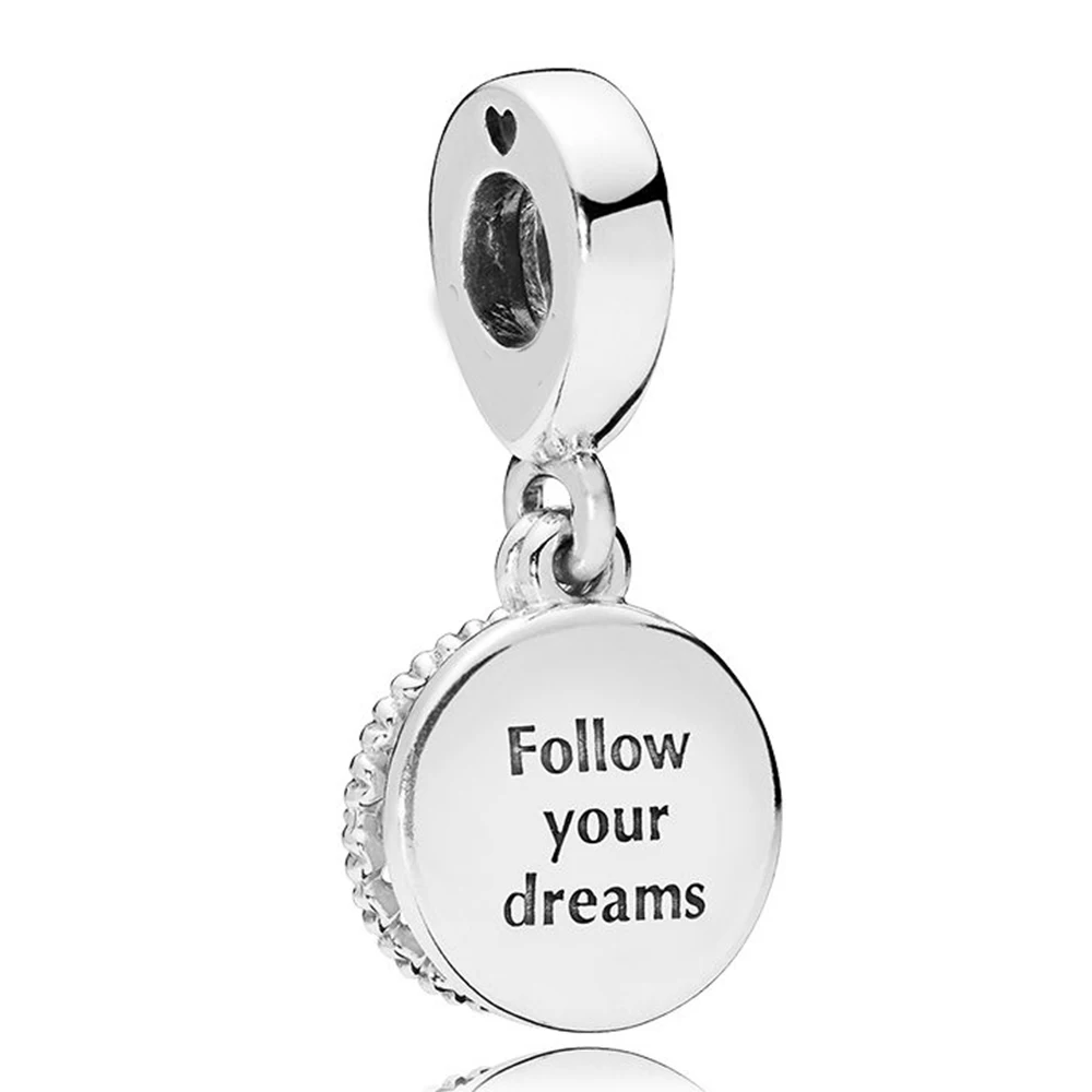 

Compass Rose Dangle Charm 100% Real 925 Sterling Silver Compass Charm Beads Fit Original Bracelet Diy Jewelry 2018 Summer