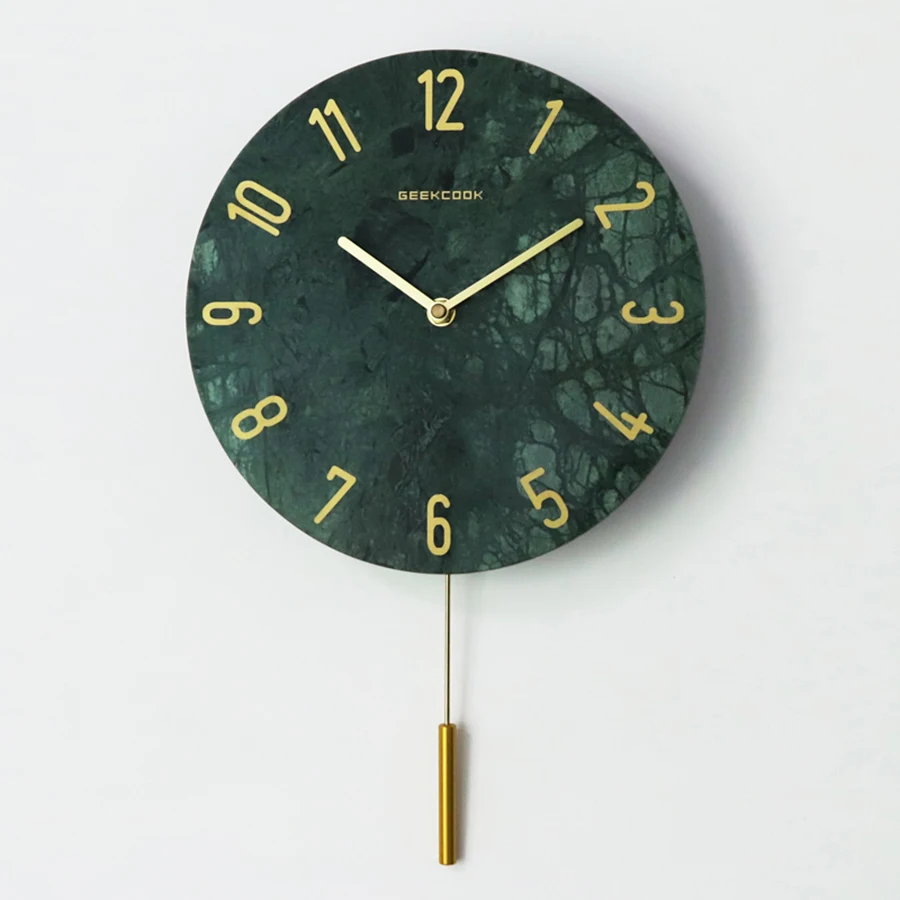 Винтажные большие маятниковые настенные часы Роскошный Современный дизайн для