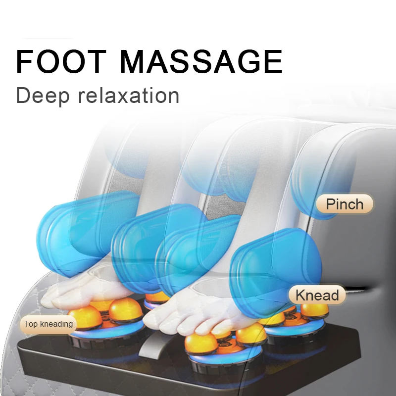 Роскошное Полноразмерное многофункциональное массажное кресло с нулевой