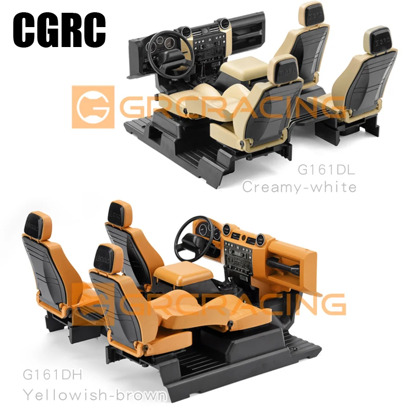 Interior Simulation Central Control Seat Modification Parts for 1/10 RC Crawler Car Traxxas TRX4 Defender