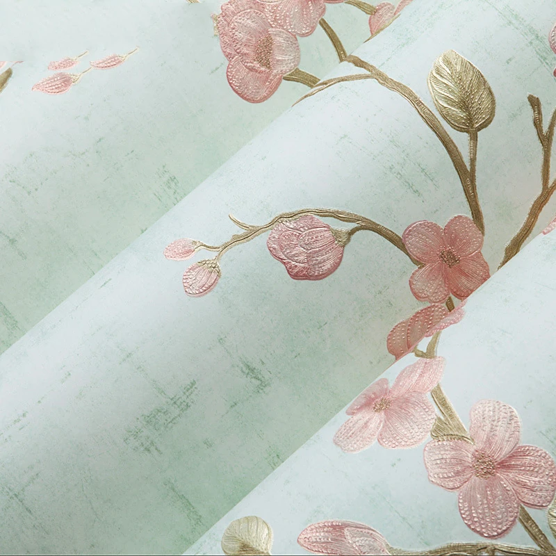 Домашние самоклеящиеся обои 0 53*2 м нетканые для спальни фона телевизора наклейки