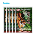 Пластырь с бальзамом красный тигровый для снятия симптомов боли в коленях и спине, 40 шт.