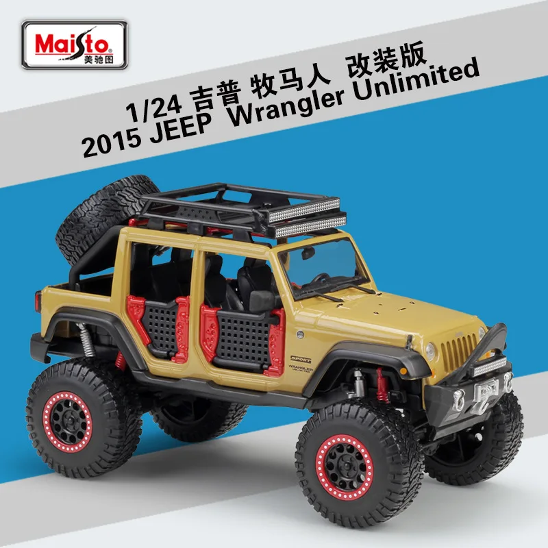 Бесконечная модифицированная модель автомобиля Maisto 1:24 Jeep Wrangler из сплава