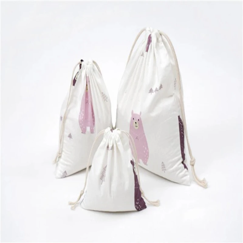 Хлопковый и льняной мешок для покупок Женская Ретро модная сумка с принтом trekkoord