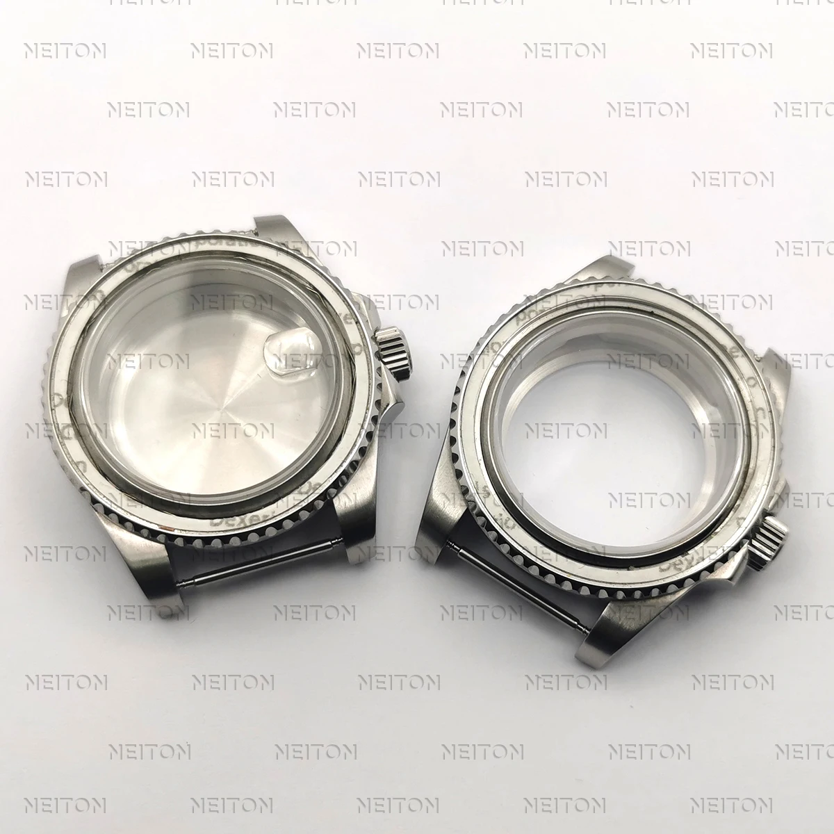 Чехол NEITON 40 мм сапфировое стекло подходит для ETA2836 NH35/36 Mingzhu DG2813/5833 Miyota 8215/8205