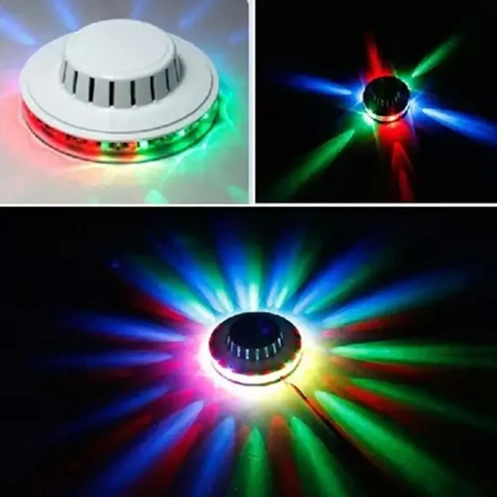 100-240 в бар DJ звуковой фон Настенный мини-СВЕТОДИОД RGB Подсолнечник лазерный