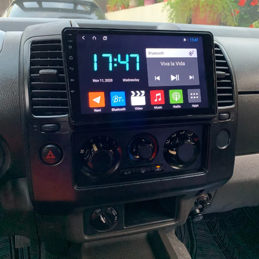Автомобильный мультимедийный плеер HD сенсорный IPS экран GPS Android 10 для NISSAN NAVARA 2006 2007