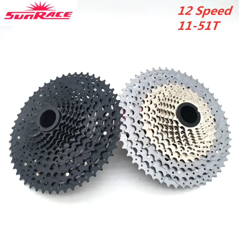 sunracing CSMZ903 12 скоростной свободный Руль Горный велосипед кассета черный серебристый 11-51T MTB маховик части велосипеда
