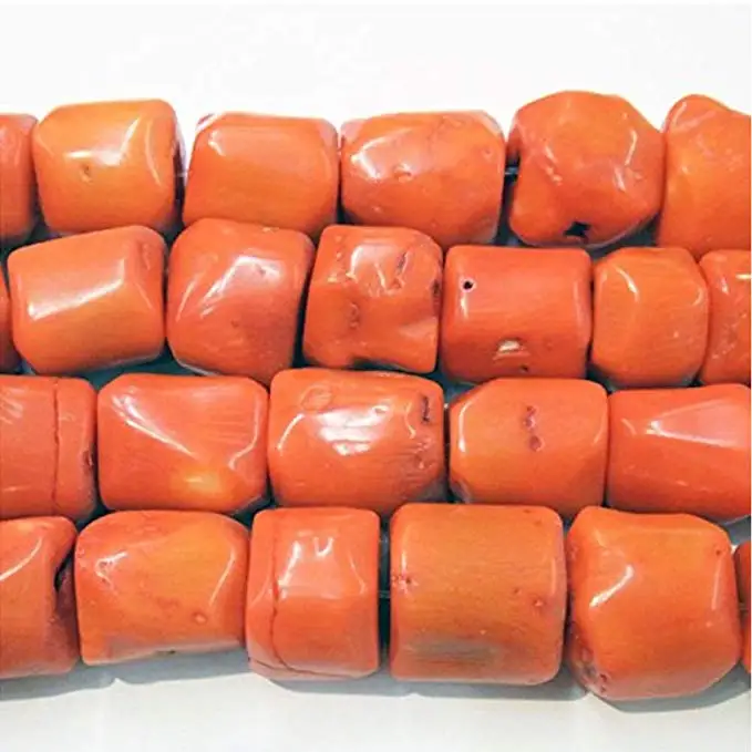 EASTCODE 13-18 мм разные размеры оранжевые коралловые бусины-самородки 15 дюймов 38 см